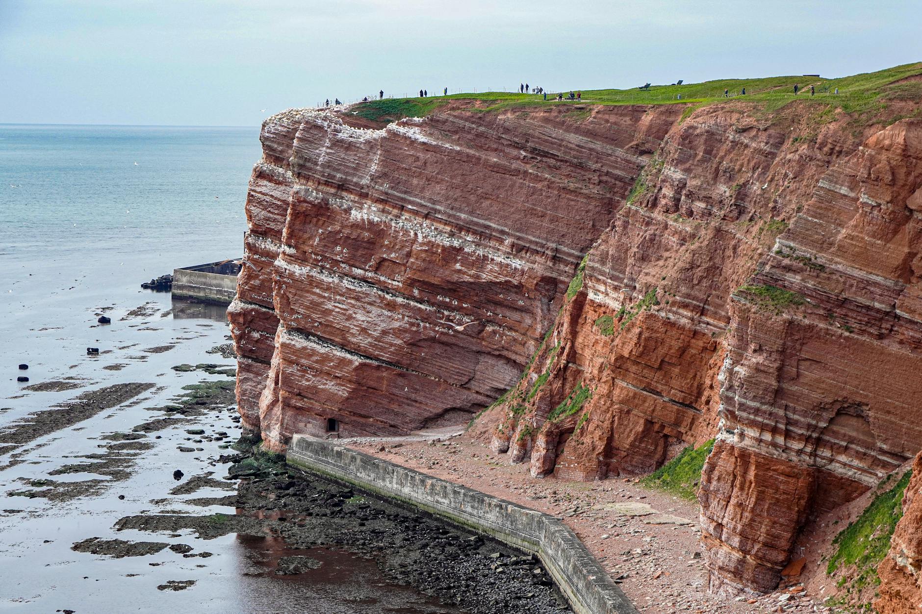 Kostenloses Stock Foto zu drohne erschossen, helgoland, klippen