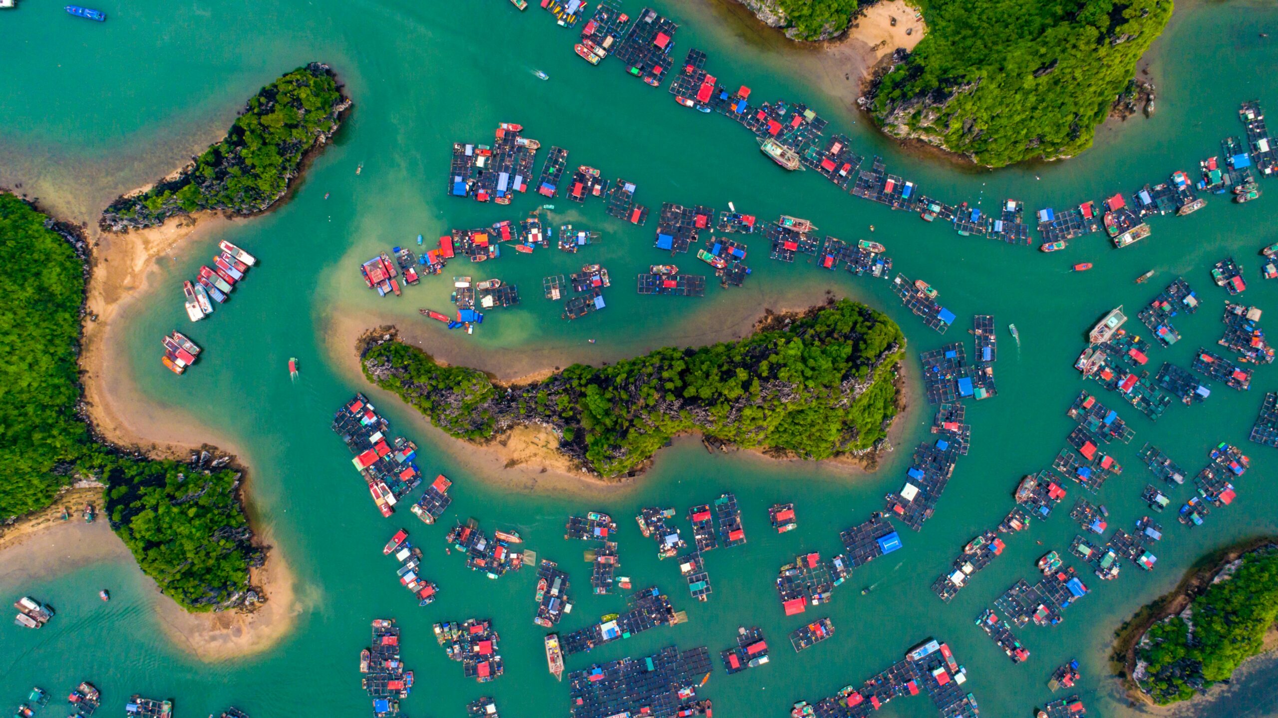 Luftaufnahme Der Insel